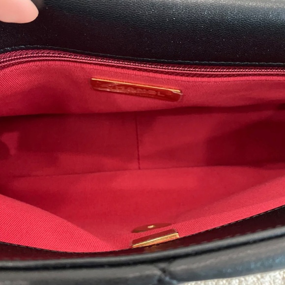 Authentic Chanel 19 Large Black Lambskin - Picture 8 of 13